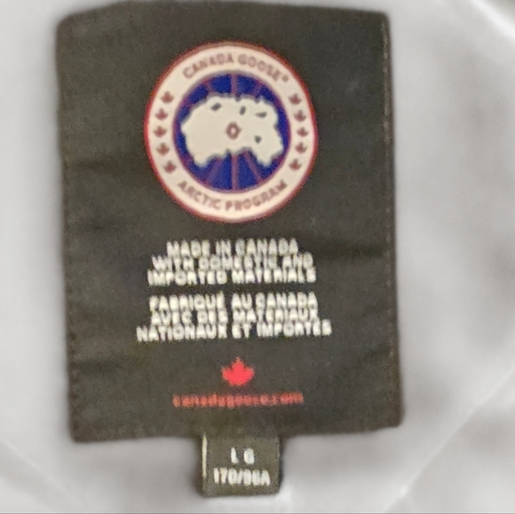 Canada Goose Black Parka with Fur Trim Sz L - Picture 9 of 13